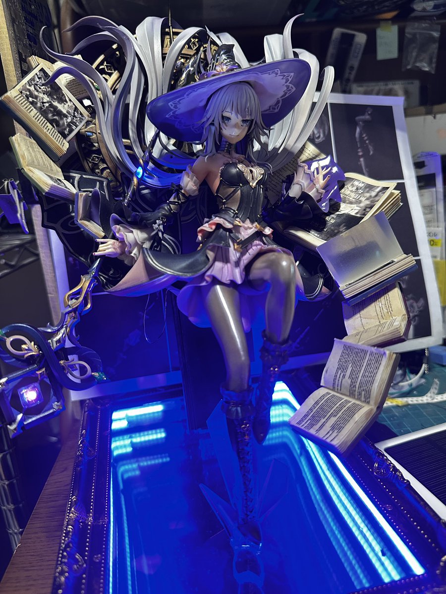 ooyama25808007's tweet photo. 【ガレージキット完成】
WF2026冬：マダム・ヘルタ

（原型：小菜鸟的爸爸 様／
委託：エイセイ @Eisei2099 様）

自分への「試練」として挑んだ超ハードなキット、ついに完成しました！今の自分の精一杯を詰め込んでいます。 https://t.co/ytfgSjKa8P