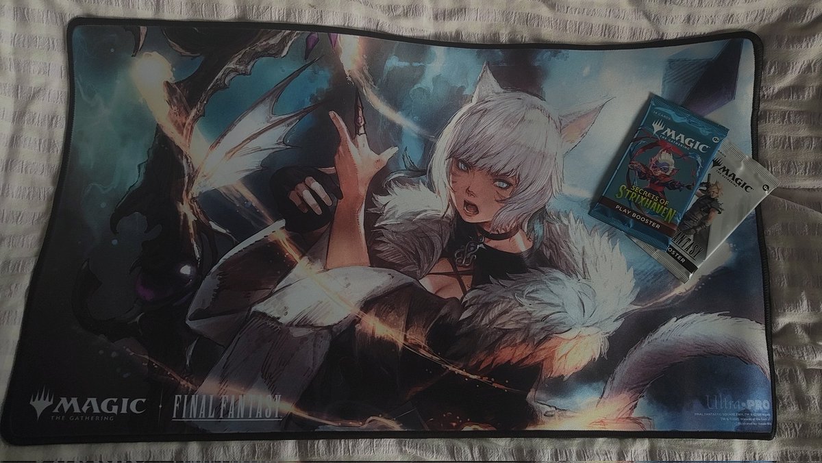 Beef_Chan_'s tweet photo. New playmat let's goooo and some packs i will open up on stream in the future ✌️ https://t.co/CIXgWDKrOi