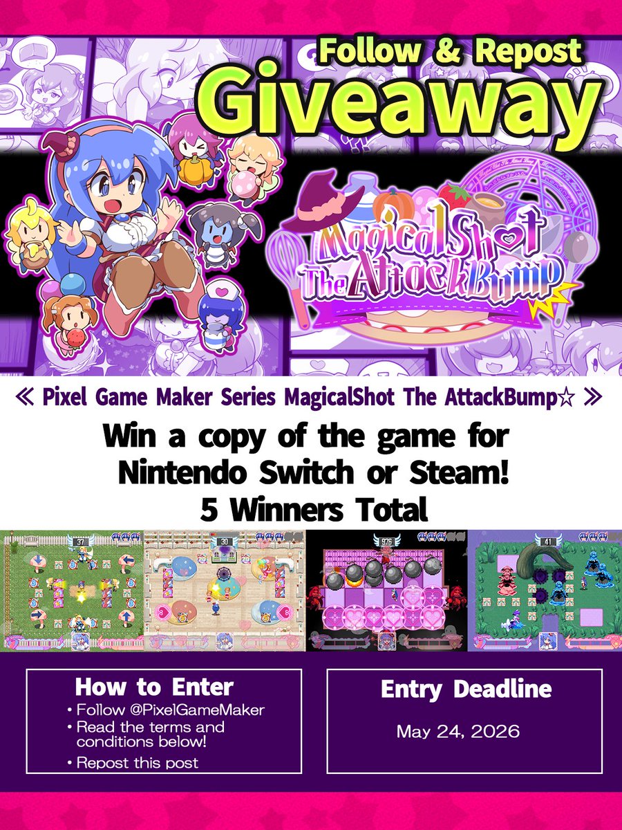 Action/Pixel Game Maker tweet media