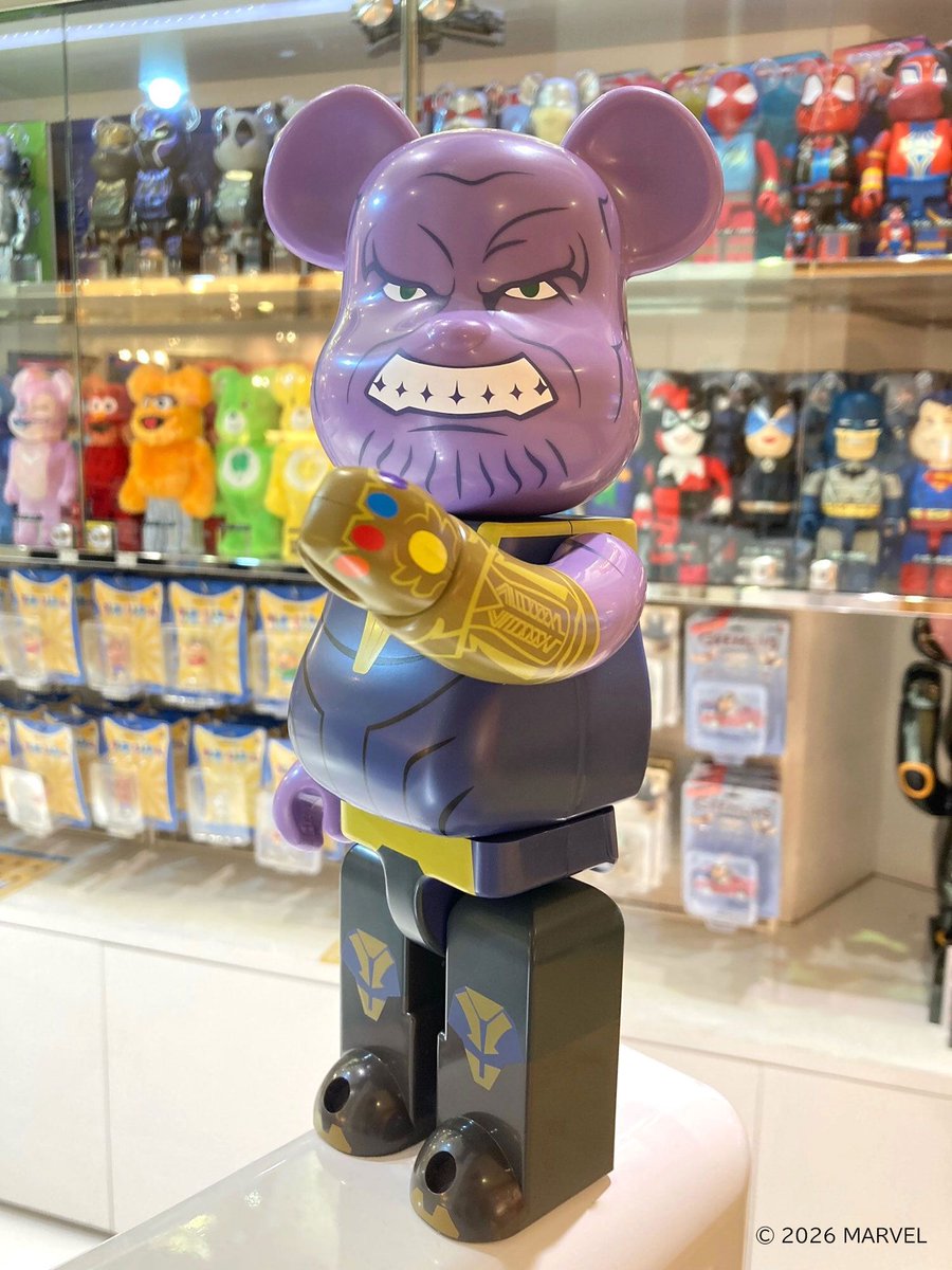 Today's SOLAMACHI】 BE@RBRICK THANOS 400％が登場！サノスは映画