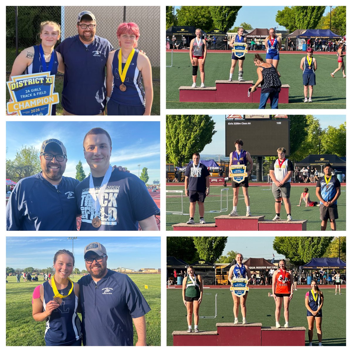 MrLongNLbulldog's tweet photo. Great 2 days from the NL throwers!! 
Anna Trelease 2x DXI Discus CHAMP!
@KlimekLanden 3rd place &amp; state Qualifying Discus, 4th place new PR Shot put
McKenna Kirk 4th in Discus
Sam Mack 4th in Javelin
Go Dawgs! 
@TomHousenick @patmat01 https://t.co/qPPlqNAN6t