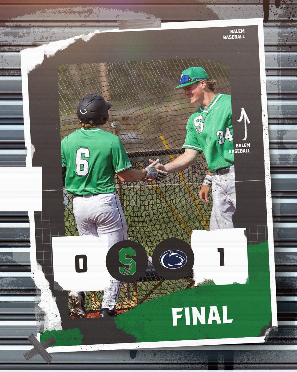 SalemBSBL's tweet photo. FINAL

We get to work our way back one inning at a time starting at 2:30, tomorrow❗️

#FAMILY #GET2 https://t.co/0d8TPZv1L3