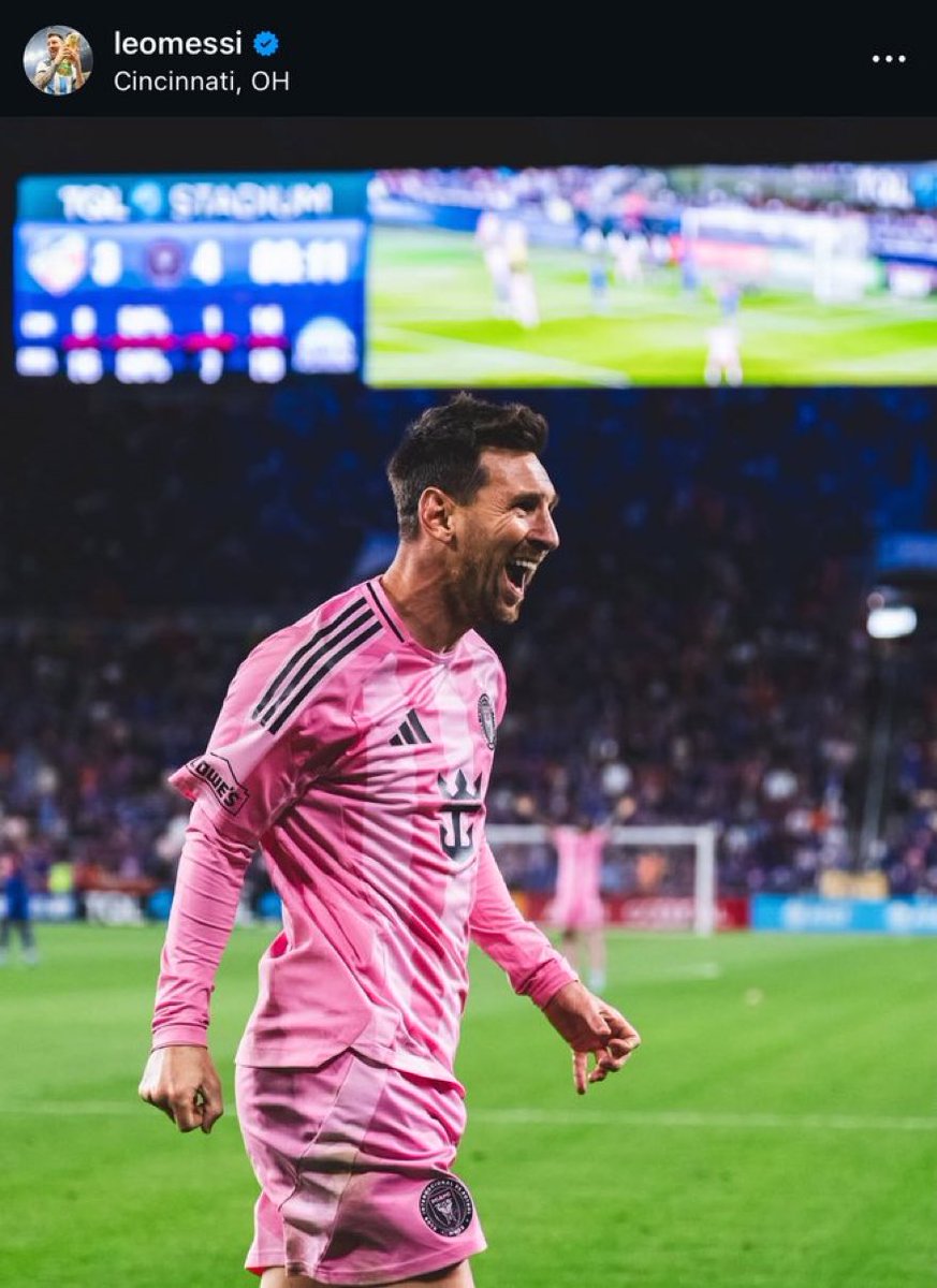 Intermiamicfhub's tweet photo. 🚨Leo Messi via IG: “Another important away victory 🙌🏻 https://t.co/5pa5JHs5Fd