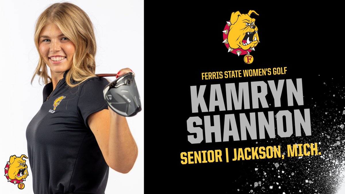 ferrisathletics's tweet photo. FEATURE: Bulldog Women’s Golf Standout Kamryn Shannon Shines When It Matters, Leads Bulldogs to National Championships! @FerrisStateGolf 
https://t.co/uCDQhMNaYZ https://t.co/83o7tPiuzd