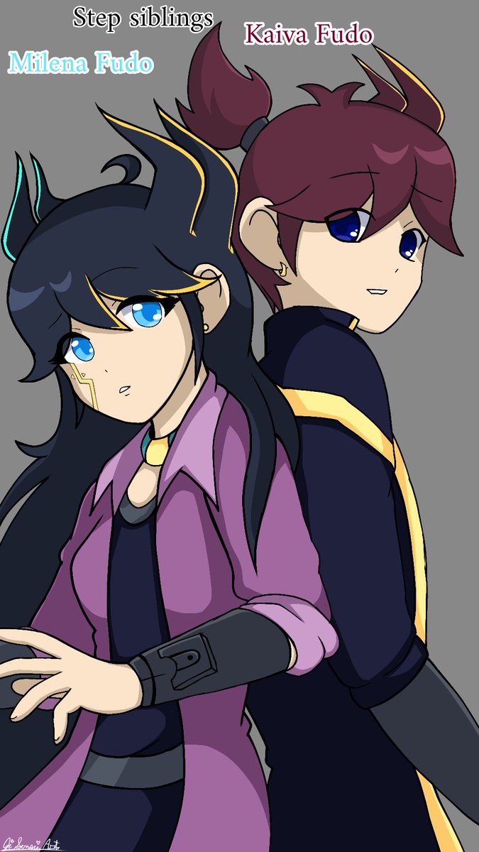 Ji Sensei Art and Lin FNF COMM Open tweet media