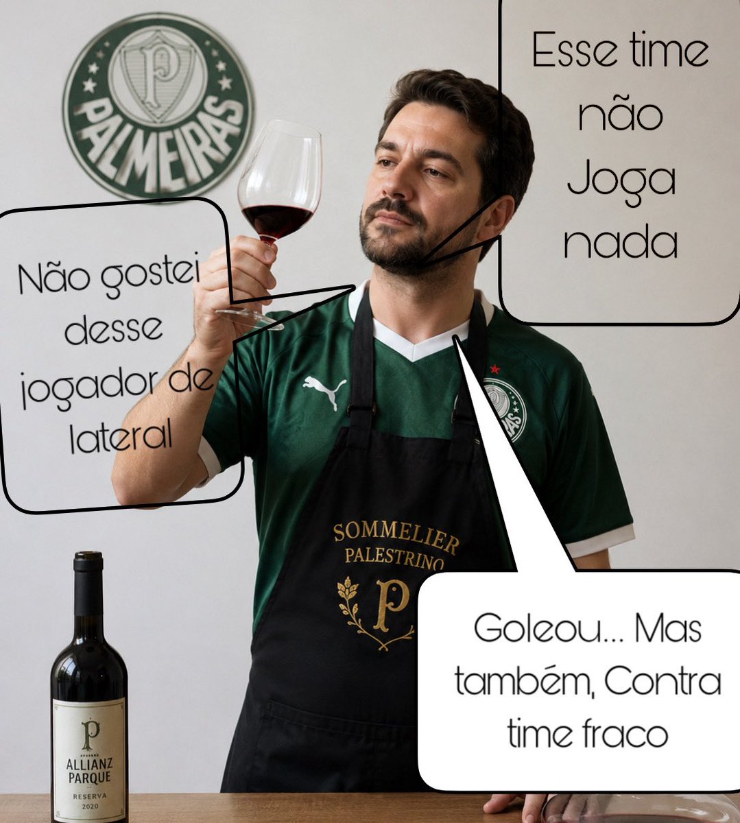 FafasPlay's tweet photo. Temos agora o Torcedor Somelier.

Ele não comemora gols
Não comemora vitórias 
É melhor que qualquer treinador 
Vive triste porque o time não ganha todas
Reclama de derrota, Empate e Vitória.
Ele SEMPRE está certo.

#CopaDoBrasilNoPrimeVideo https://t.co/dzfNxzHNzL