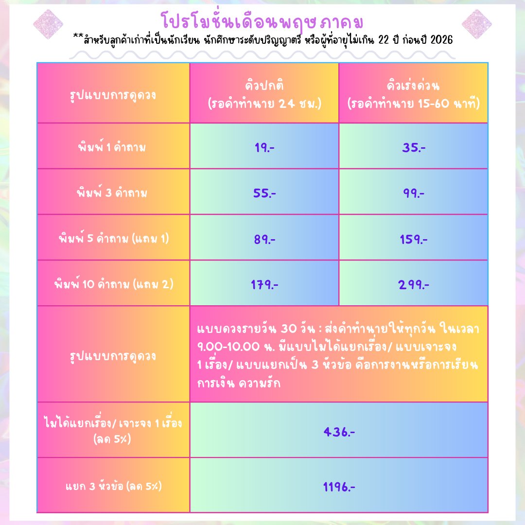 {Open ลูกค้าใหม่ฟรี 1 q.} BelovedFortuneteller🔮🌟 tweet media