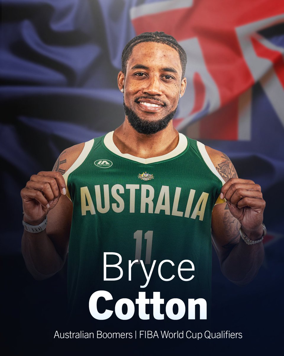Adelaide36ers's tweet photo. BRYCE THE BOOMER 🦘

Bryce Cotton will make his Australian Boomers debut at the upcoming FIBA World Cup qualifiers at RAC Arena in Perth!

Read more ➡️ https://t.co/zYvegXAvKc

#WeAreSixers https://t.co/7fVBbRX95T