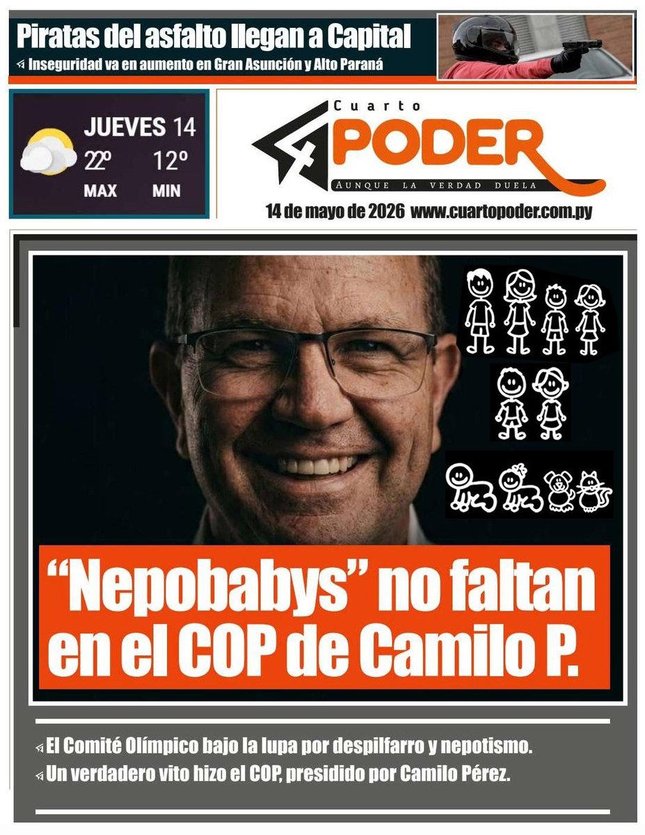Cuarto Poder Py tweet media