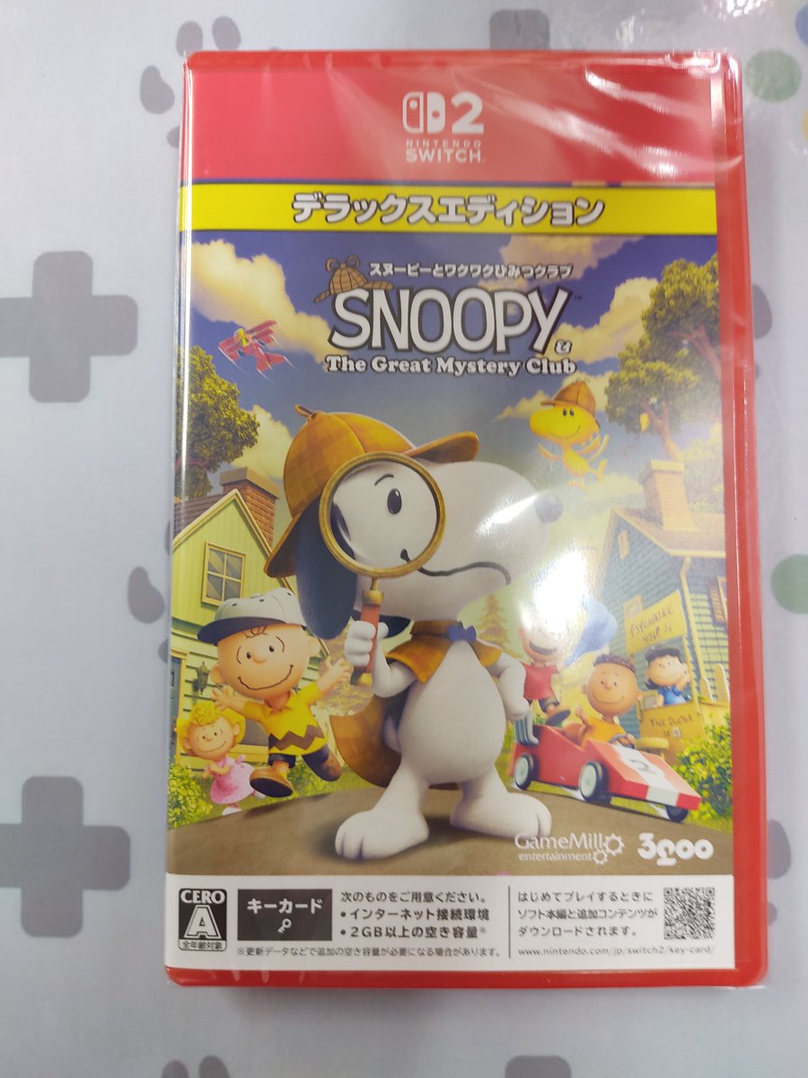 🎉本日発売‼🎉 SW2「スヌーピーとワクワクひみつクラブ」 スヌーピーと