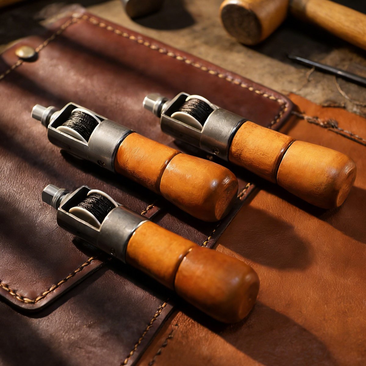 OWDENCRAFT's tweet photo. OWDEN's Speedy Sewing Machine &amp; hand tools: Stitch leather like a pro! Durable, precise, and essential for any leatherworker. Get yours today! 

#OWDEN #leathercrafttool #DIYtool #handtool #leatherworks #leathercrafts  #leatherart #leathertool #leathertoolforsale https://t.co/aHPxrwGPoU
