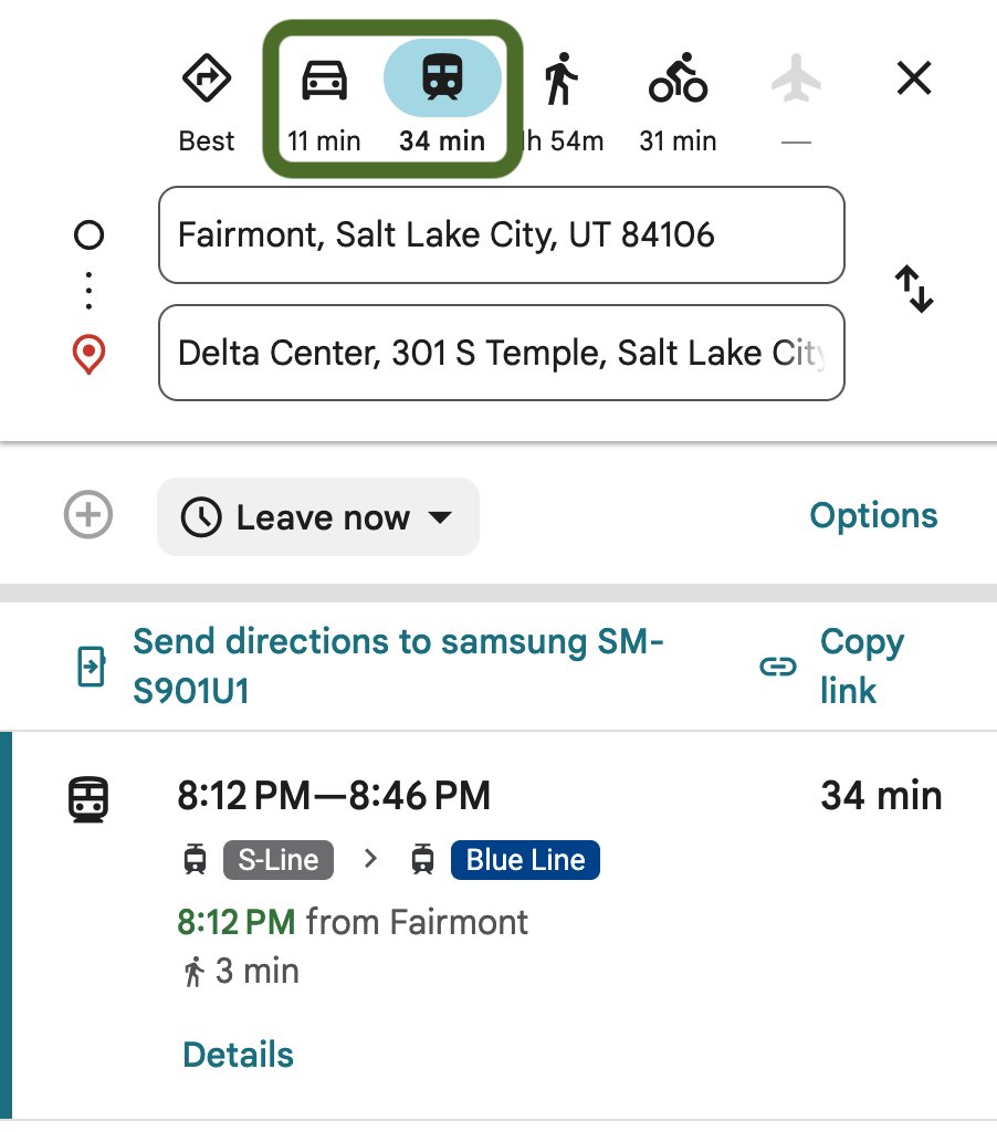 tim_cieplowski's tweet photo. @bikelakecity @TaylorWAnderson How about 20+ extra minutes? (Don't make me do the route to the airport 🙈) https://t.co/NF5CcqRHZw