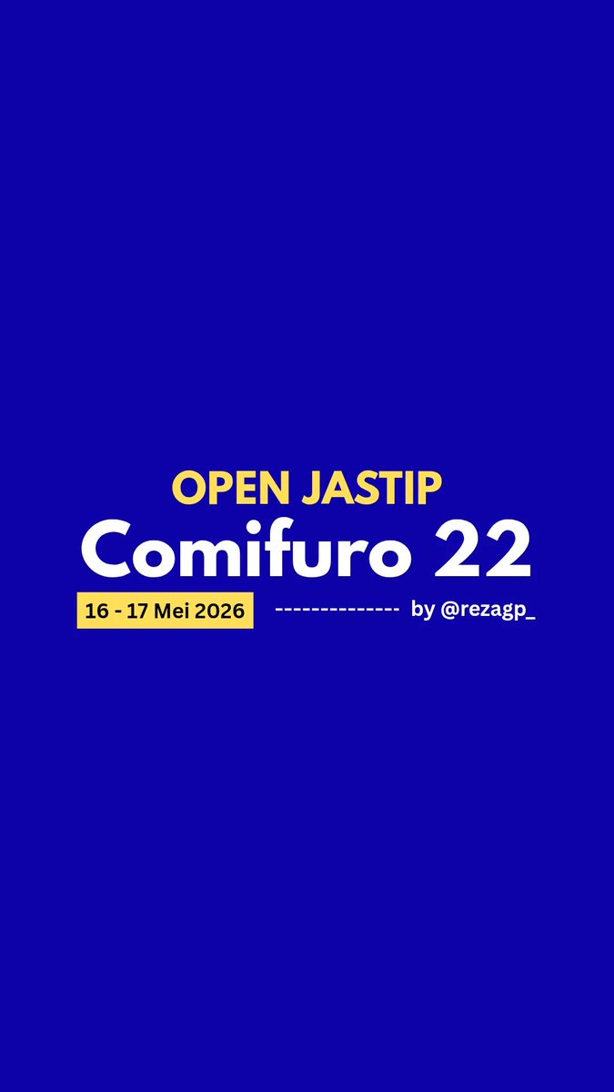 bbangetja's tweet photo. Halo manteman, aku Open Jastip #Comifuro22 ya, berangkat dari Bandung, buat yg diluar kota juga boleh banget kalau mau jastip, infonya aku share di postingan ini ya, sama beberapa katalog yg lewat kuliat aku share di Highlight IG juga

Boleh banget bantu Like, Share, RT 🙏🏻 Thanks https://t.co/w8FO5wuEdm