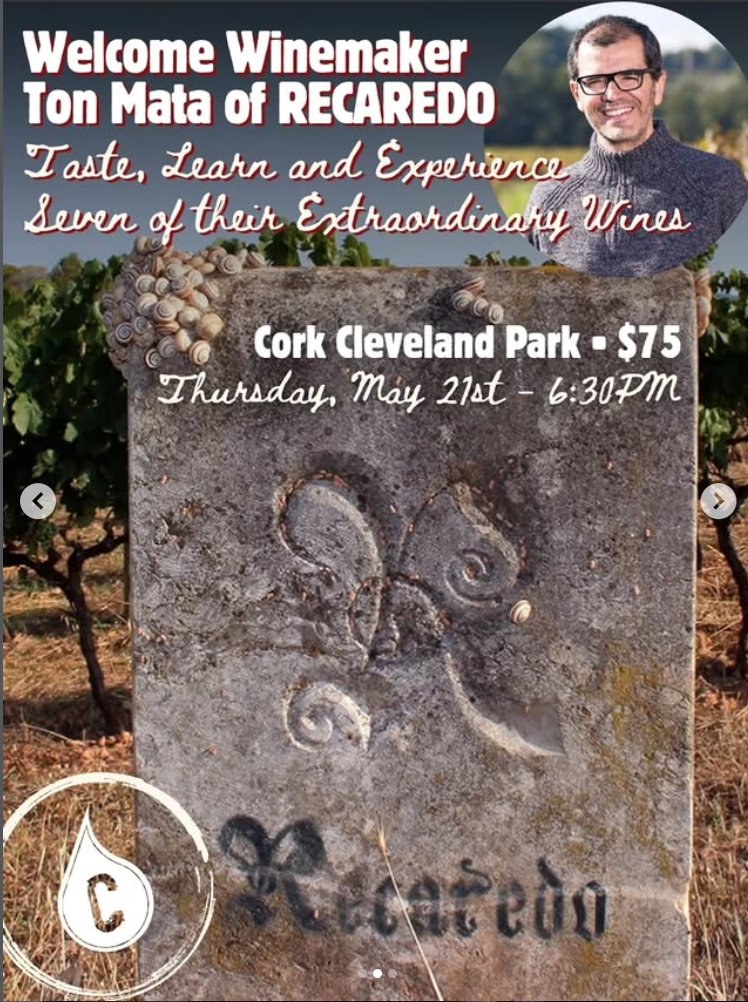 CorkDC's tweet photo. Cleveland Park - Get ready for a sparkling conversation. Join Ton Mata, CEO of @Recaredo1924 &amp; President of  Corpinnat for a special evening celebrating some of Spain’s most  exceptional sparkling wines. 
https://t.co/WTM1LAepzd
📍 Cork Cleveland Park
📅 Thurs, May 21 | 6:30 PM https://t.co/q9dnZGWxoG
