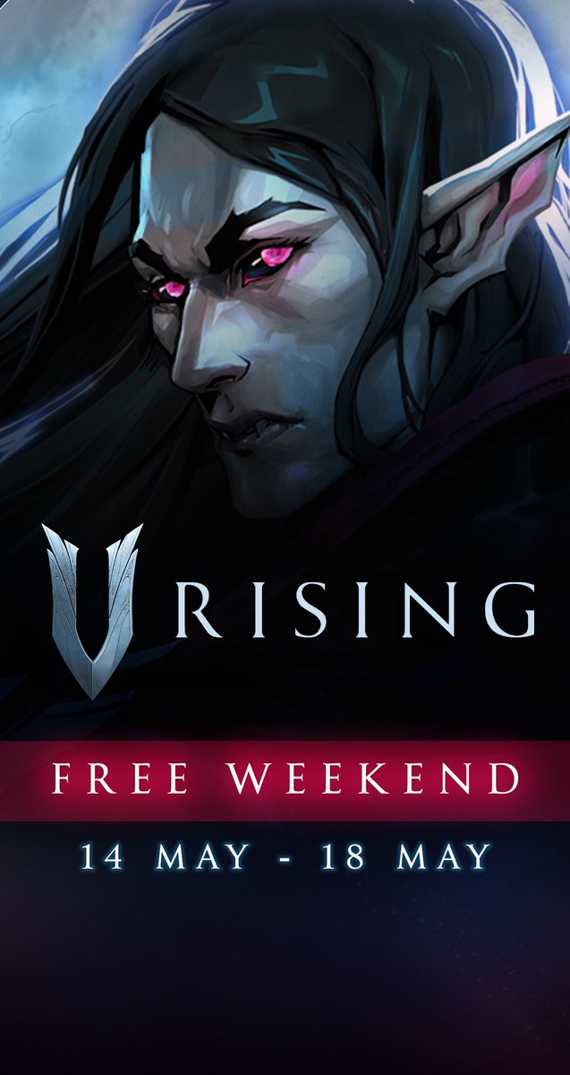 VRisingKR's tweet photo. 부담 없이, 어둠의 세계로.

🎮V Rising 무료 주간 OPEN
🗓️ 5/14(목)~5/18(월)

이번 주말, 5일간 흡혈귀의 삶을 무료로 체험해보세요.

강소연 〈밤의 지배자〉 챌린지를 따라하며 즐기는 것도 추천드립니다. 😉

#VRising #밤의지배자 #치지직 https://t.co/gqYdn0p7kG