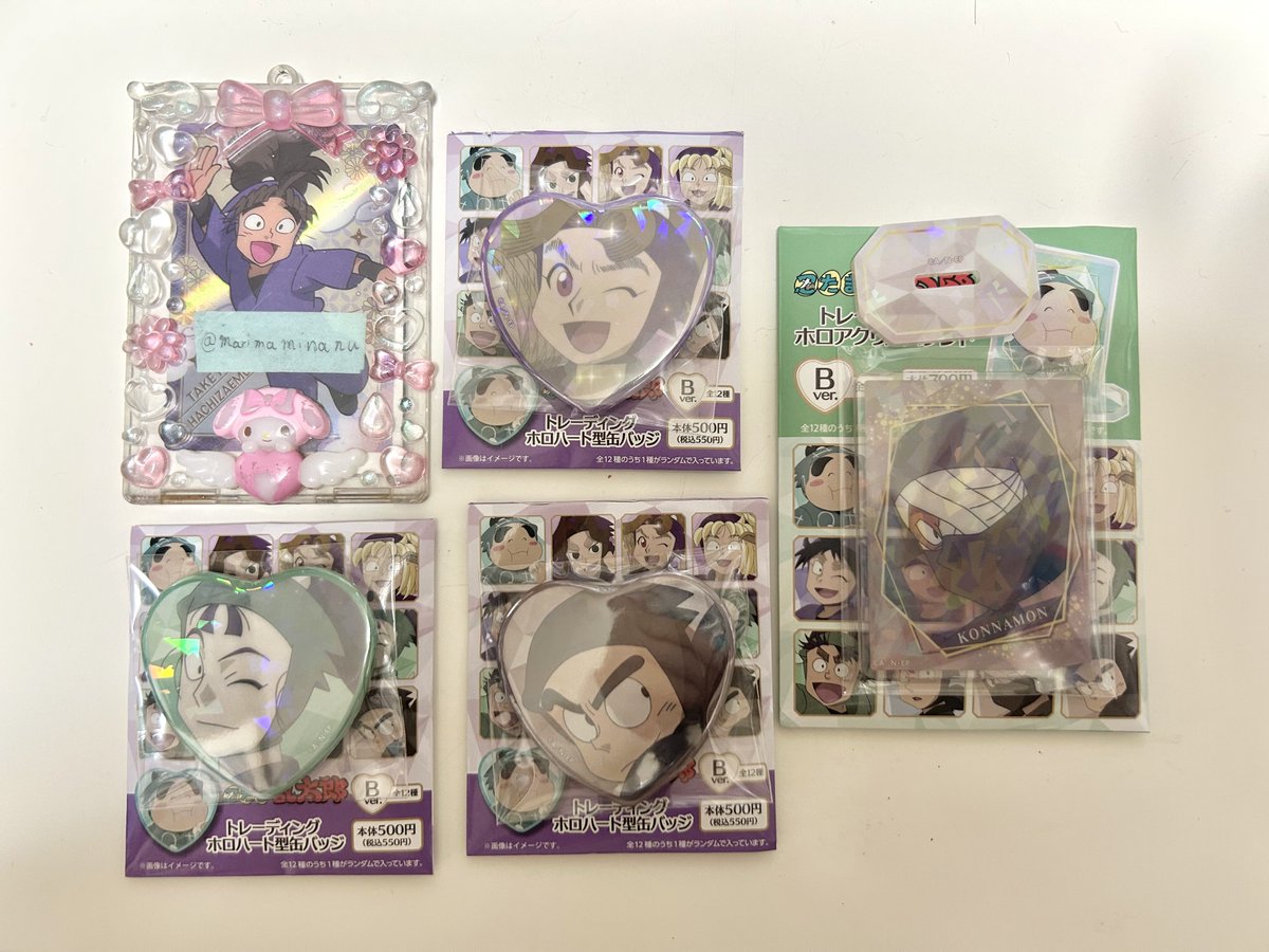 marimaminanu's tweet photo. 交換 ファミマ ファミリーマート 
忍たま 忍たま乱太郎 
トレーディングホロアクリルスタンド B 
トレーディングホロハート型缶バッジ B

譲→アクスタ: 雑渡
        缶バッジ: 田村、立花、諸泉

求→同異種竹谷八左ヱ門

郵送でのお取引希望

お気軽にお声掛けください😊✨✨ https://t.co/D2q9PK7wDZ