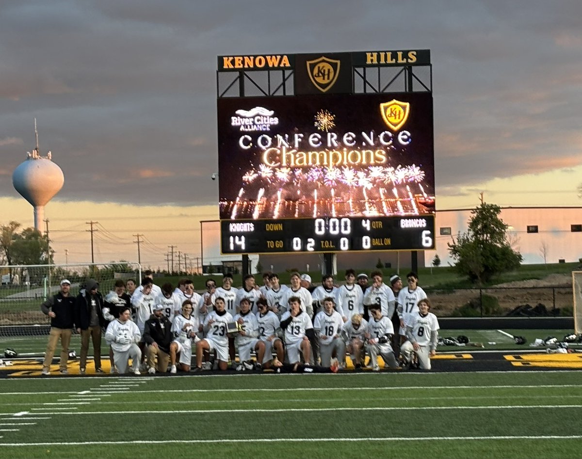 RossWillick's tweet photo. Congratulations to our varsity baseball and lacrosse teams for clinching conference championships tonight! #KnightPride https://t.co/ZI9qu3tKPE