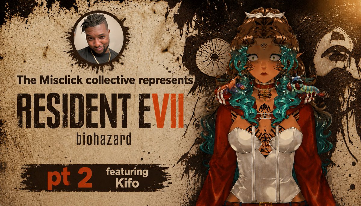 MisclickC's tweet photo. Resident Evil 7 Pt 2 #Vtuber #lifegaurd #residentevil7 #biohazard #scarygaming #weouthere #horrorgames https://t.co/Mn12lFvCqj https://t.co/v9D38644vb https://t.co/leNf8WCqcl