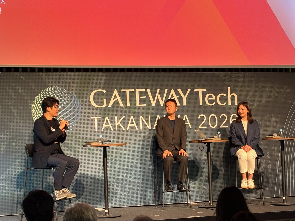 GATEWAYTech_JP's tweet photo. ♦ステージセッション ♦
本日最初のステージセッション
『フードイノベーション：Eat Well, Planet Well：人良し・地球良しのフードイノベーション』が講演中です！
ぜひ地下2Fの受付右奥のステージエリアまでお越しください！

https://t.co/gYUEVHlIrg

#GTT2026 #TAKANAWAGATEWAYCITY #JR東日本 https://t.co/U2kbXIBHMZ