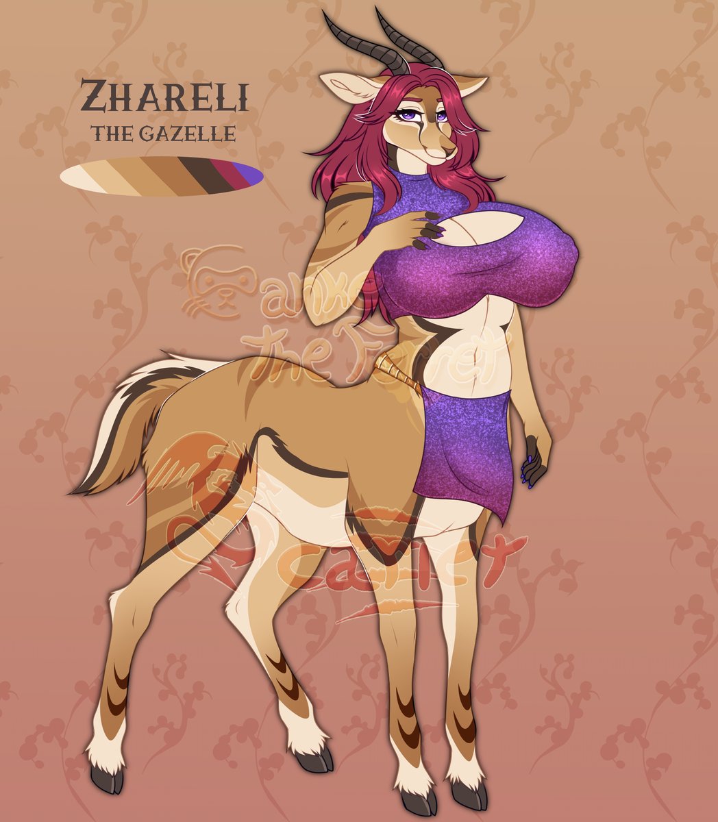 littleferret16's tweet photo. 💜Zhareli the taur gazelle💜
SB: $45
MI: $5
🔥BID +$60 nsfw version🔥
💜The auction is running here: https://t.co/wTnOYeTjNO
Repost and likes are greatly appreciated! :3
#furrycharacter #furryart #furry #furrycommision #furryoc #furryadopt #adoptable #adopt #furryartwork #furrycharacter
