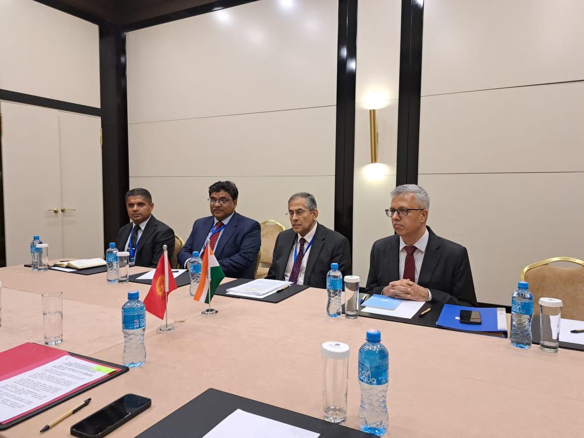 IndiaInKyrgyz's tweet photo. Deputy NSA Pavan Kapoor met Mr. Adilet Orozbekov, Secretary of the Security Council of the Kyrgyz Republic on 13 May 2026 in Bishkek on the margins of the SCO Meeting of the Secretaries of Security Councils.

#SCO

@MEAIndia 
@DrSJaishankar 
@AmbSibiGeorge 
@AmbKapoor 
@IndianDiplomacy 
@PMOIndia 
@narendramodi 
@MFA_Kyrgyzstan 
@DDNewslive