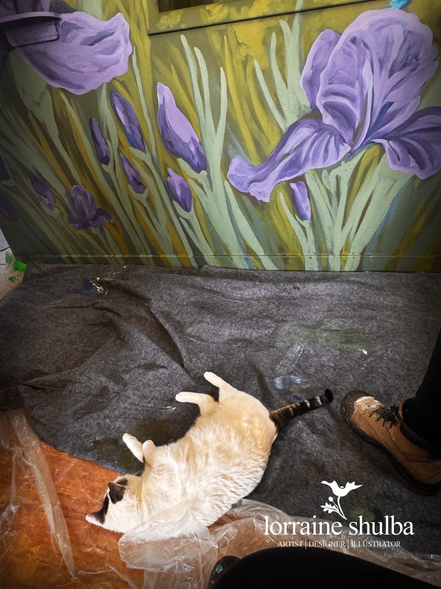 lorraineshulba's tweet photo. My latest mural project! Love what I do! https://t.co/eUVUvHsHab