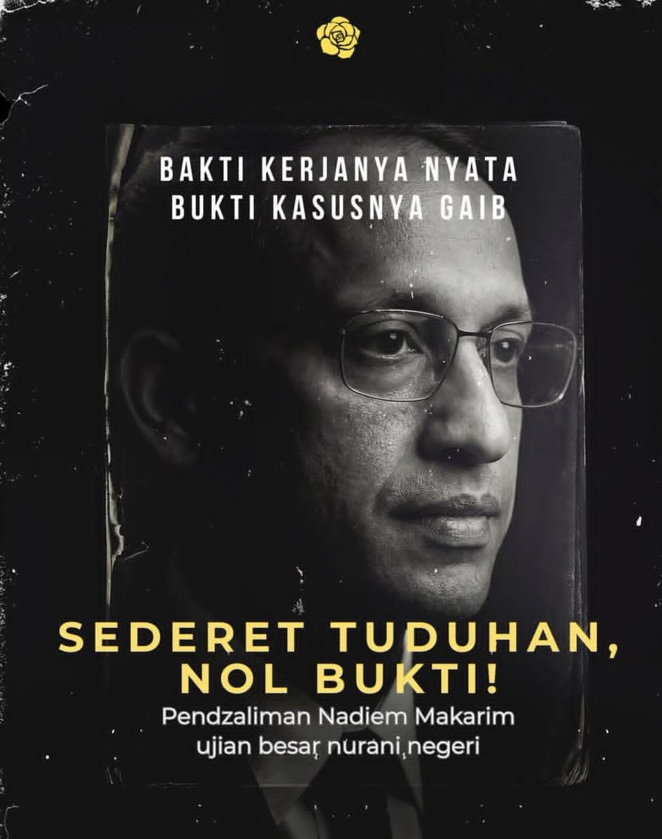 AntoniusCDN's tweet photo. Hukum yg Gaib....

Sejak kapan ada org di tuntut hukuman 27.5 th padahal :

1. Tdk terbukti ada means rea
2. Tdk terbukti ada aliran dana masuk rekening pribadi
3. Tdk terbukti memperkaya diri
4. Tdk terbukti ada persengkokolan 
5. Tdk terbukti merugikan negara

Dan yg aneh lagi @nadiemmakarim didakwa korupsi 2.1 T tp disuruh mengembalikan totalnya 5 T lebih...
Yg dakwa waras...❓❓

Cc.
@bang_dasco 
@puanmaharani_ri 
@habiburokhman