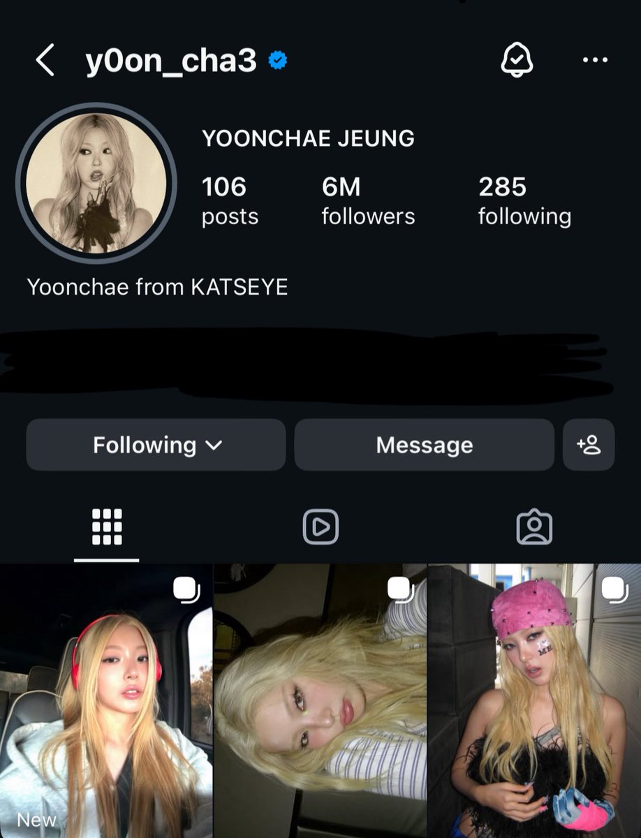 Yoonchaeism's tweet photo. KATSEYE Yoonchae hit 6 million followers on Instagram. https://t.co/ye6sXh7gid
