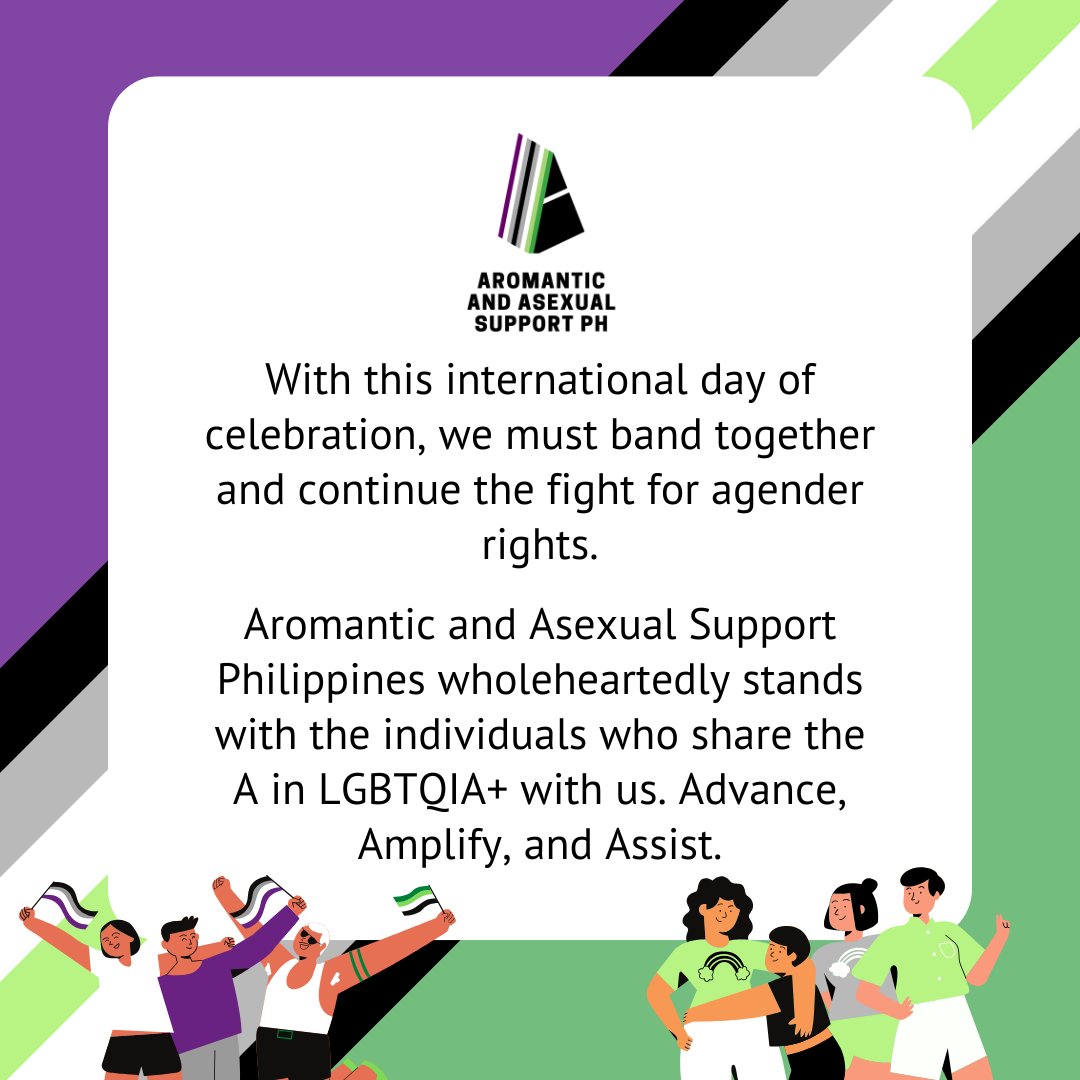 Aromantic and Asexual Support PH tweet media