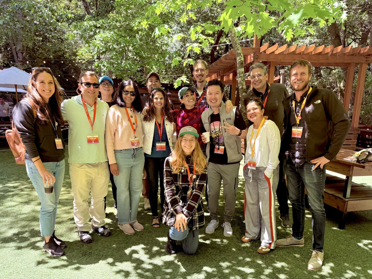 lolitataub's tweet photo. 🏕️ This week, I went to Camp Hustle for the first time. And here's the chisme...

😂 Day 1 kicked off with Andrew Yang, former presidential candidate, who is building a wireless carrier that pays you to use your phone less and writing books with funny titles like "Hey Yang, Where's My Thousand Bucks?" 

🥰 That night we sat down for dinner and nobody was performing. Someone talked about a teacher who changed their life. Another person talked about chosen family. About showing up the way an aunt does. About what we are actually building this for. Vulnerable and real.

😭 Day 2, Zoya Garg took the stage with Eric Bahn. She chose her family over a traditional tech path and helped convince her mom Zarna Garg, a stay-at-home woman who had never done standup, to try comedy. Now we are all fans, they won a Webby Award, and have CBS sitcoms with the likes of Mindy Kaling and Kevin Hart! Oh and Zarna wrote a book: This American Woman. Fav quote: "It's never too late to bet on yourself and chase your own destiny, no matter how brutal the odds." Can't wait to see them in San Diego!

💰 Day 3, I witnessed three LP soft commits. Two for @ganasvc. One for another fund in the room. All organic. Because these LPs are smart and awesome (obv). Goes to prove that community truly is capital.

🌎 Then the Hustle Fund GPs closed camp, reminding us that great hustlers look like anyone and come from anywhere. Uruguay. Venezuela. Kenya. 50x returns from founders the market wrote off. That is the global bet I believe in too.

🙌🏽 Thank you Elizabeth Yin, Eric Bahn, Shiyan Koh, Haley Bryant, and the rest of the Hustle Fund fam for bringing together a community of people who know you can be a good human and make a lot of money. More of all of this, please.
 
🧢 PS The Pitch Show, by Lisa Muccio and Josh Muccior, ran our Shark Tank session. They're genuine people backing genuine founders. Check them out.