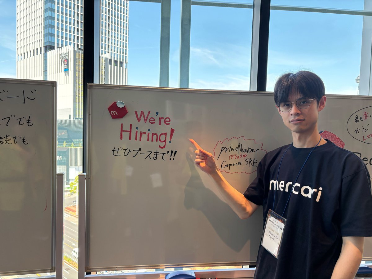 mercaridevjp's tweet photo. #cloudnativekaigi のメルカリブースはじまってます🙌
ポスターやクイズなどのコンテンツもあり、お立ち寄りいただくとオリジナルグッズもお渡ししています。

ぜひ、お気軽に遊びにきてください😍 https://t.co/0rb3P0BJgL