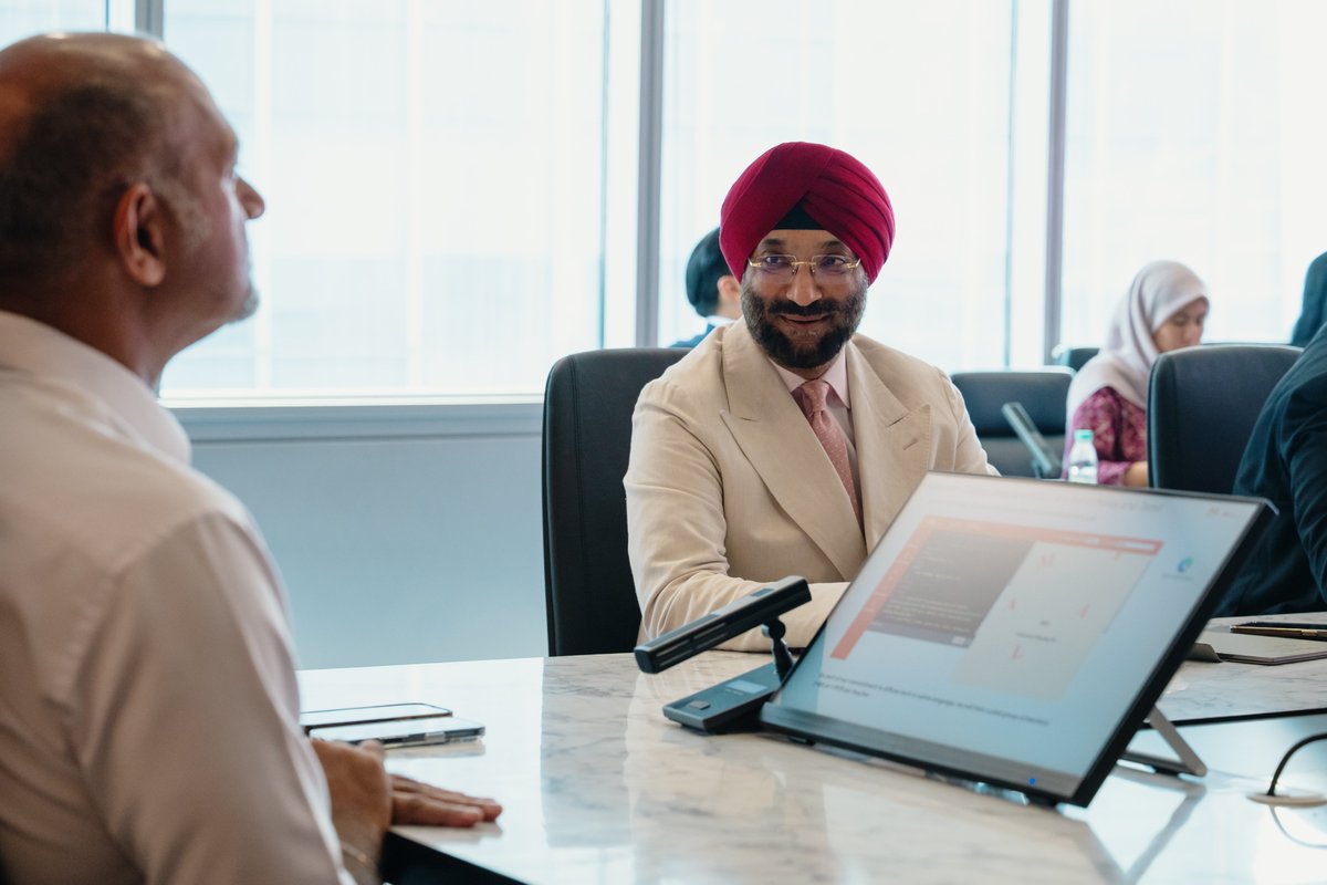 GobindSinghDeo's tweet photo. Had a productive meeting with Tech Mahindra, where encouraging progress was shared on their ongoing initiatives in legal and data protection, as well as smart city governance.

Tech Mahindra’s Personal Data Protection AI System is set to deliver an integrated, end-to-end platform that enables citizens to submit complaints or cases and track their resolution status through a single interface. Meanwhile, the National Digital Twin Command Centre aims to enhance urban safety and road infrastructure management through data-driven and AI-enabled insights.

Efforts like these are important in ensuring that technology is not only advanced, but also practical, inclusive, and able to deliver long-term benefits for the rakyat. 

#AINation 
#Cybersecurity 
#PDPA 
#MalaysiaMADANI