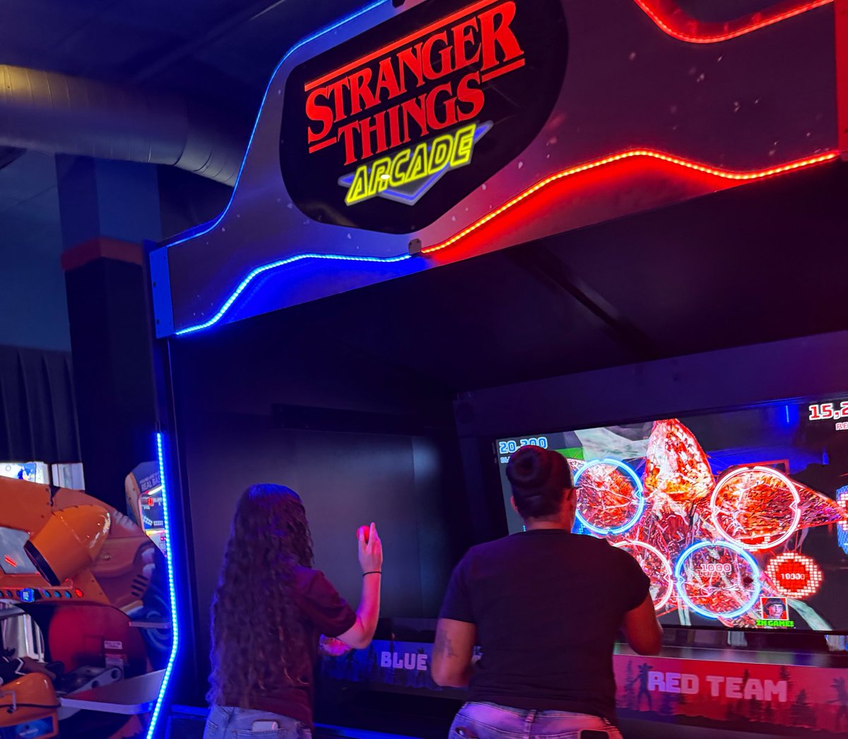 RamsGirlsTrack's tweet photo. We celebrated our Varsity "Banquet" tonight! Thank you @DaveandBusters for giving us a fun way to celebrate our 2026 season! 🕹️🐏🩶 #RamFamily https://t.co/Tn3tkYNNrc