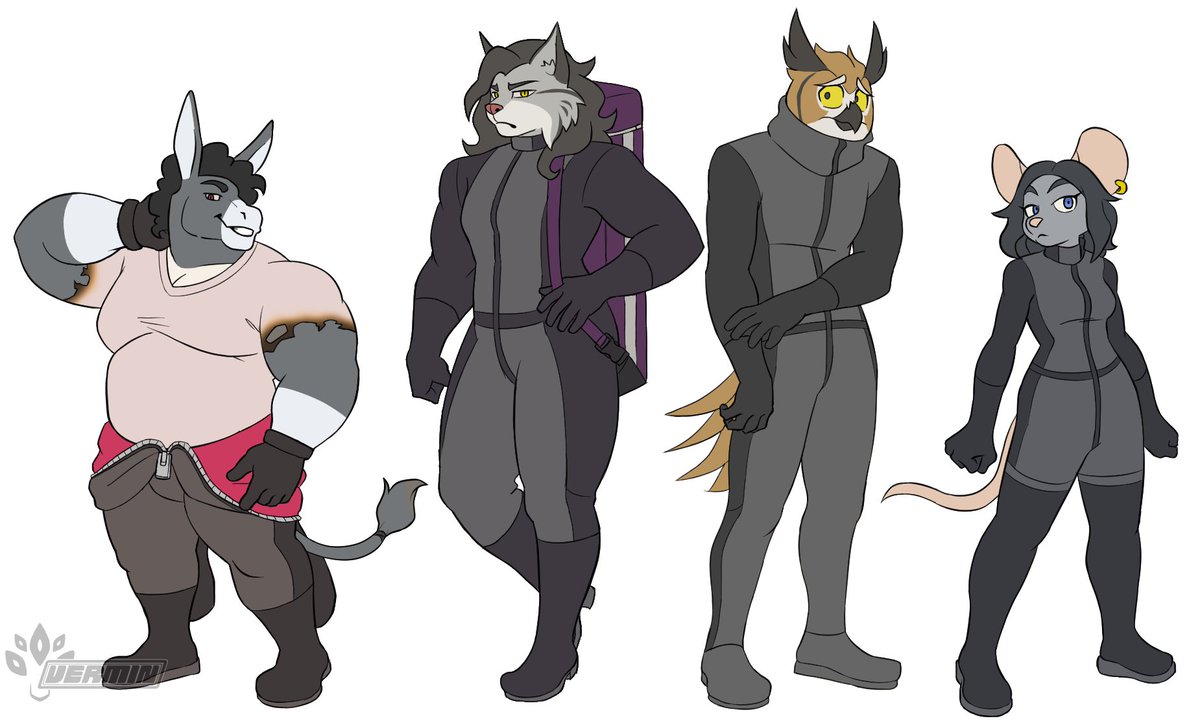 VerminGeomancer's tweet photo. Okay time to get this account caught up with the butterfly site

Here are Turo's coworkers

Except for the little donkey man

He's just a friend https://t.co/icwxVPp65k