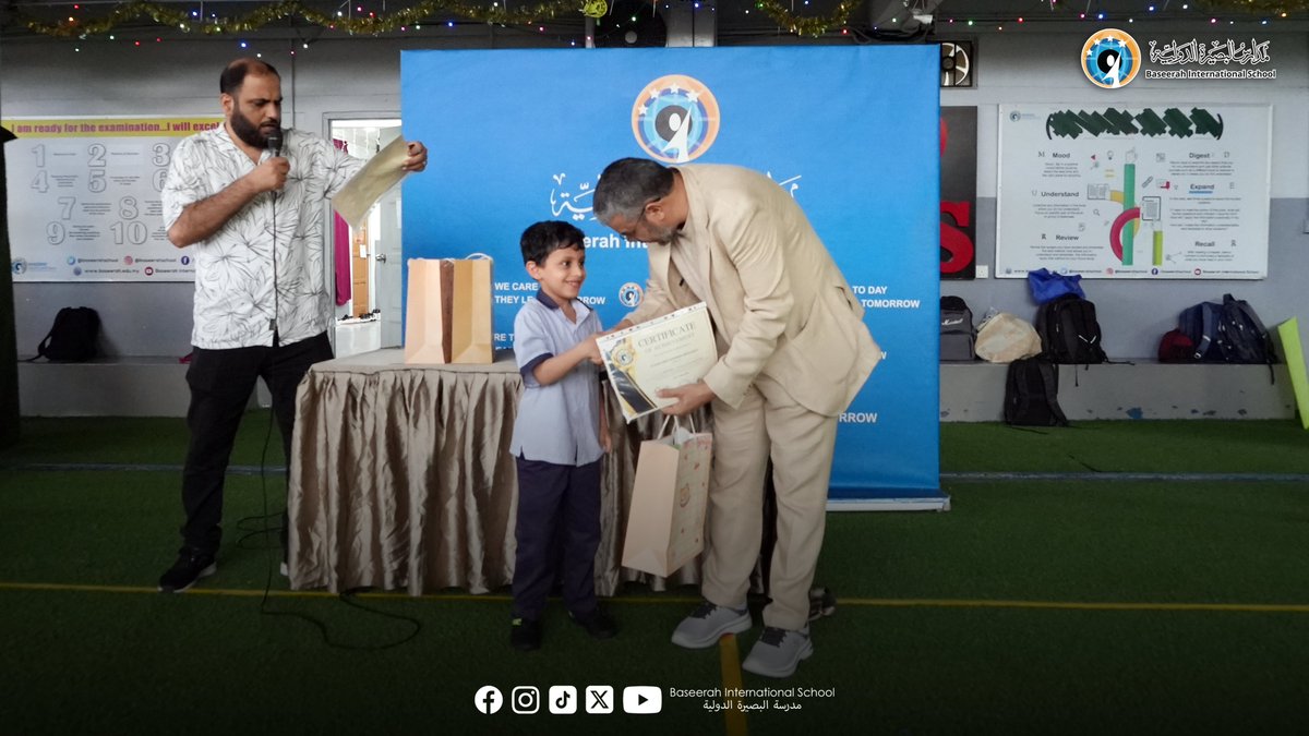 BaseerahSchool's tweet photo. Celebrating excellence and dedication at Baseerah International School ✨
Proud of our students for their hard work, growth, and achievements. May this be the beginning of even greater success ahead, in shaa Allah.#BaseerahInternationalSchool #StudentAchievement #Education https://t.co/J8pL6iIRVE