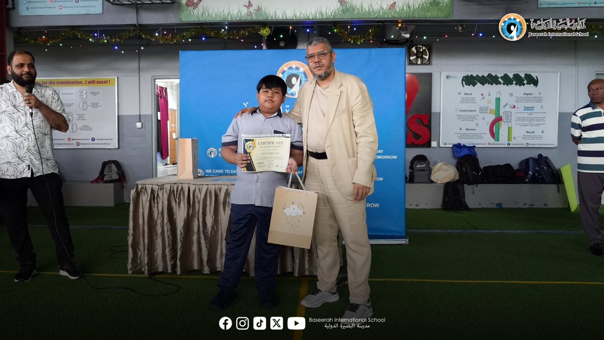 BaseerahSchool's tweet photo. Celebrating excellence and dedication at Baseerah International School ✨
Proud of our students for their hard work, growth, and achievements. May this be the beginning of even greater success ahead, in shaa Allah.#BaseerahInternationalSchool #StudentAchievement #Education https://t.co/J8pL6iIRVE