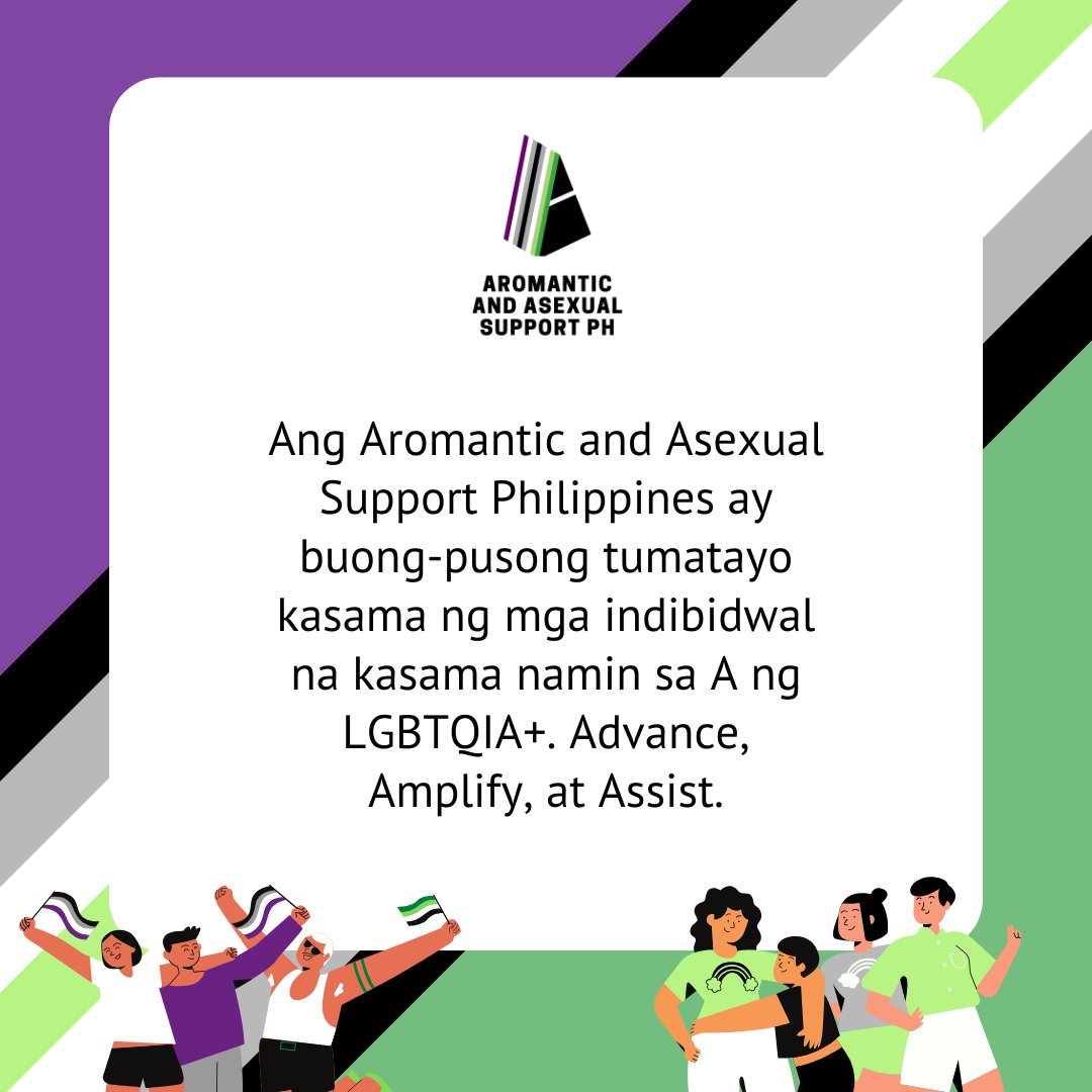 Aromantic and Asexual Support PH tweet media
