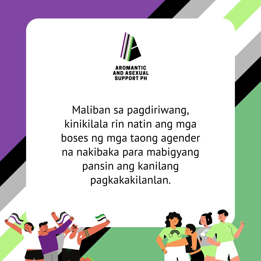 Aromantic and Asexual Support PH tweet media