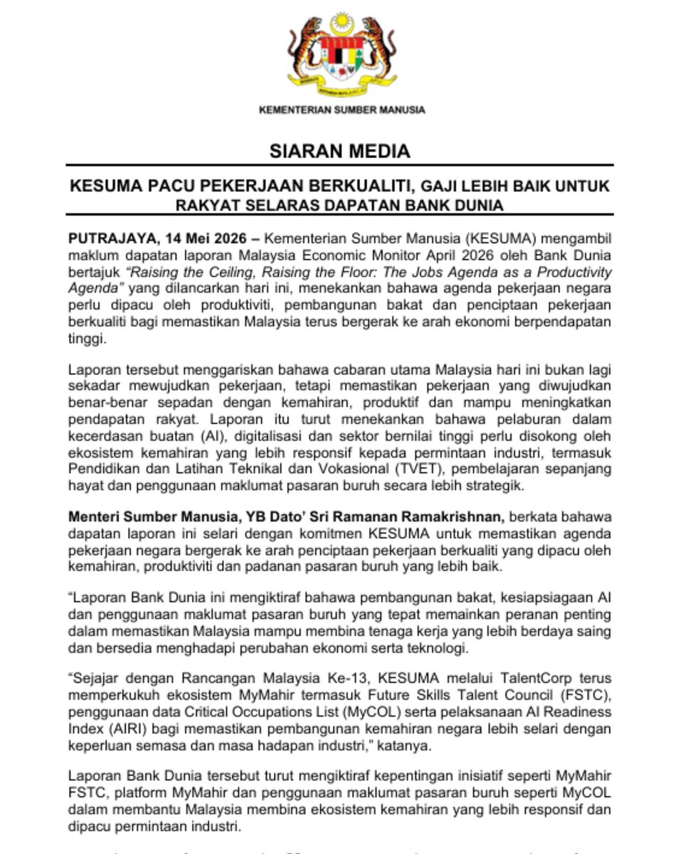 Kem. Sumber Manusia tweet media