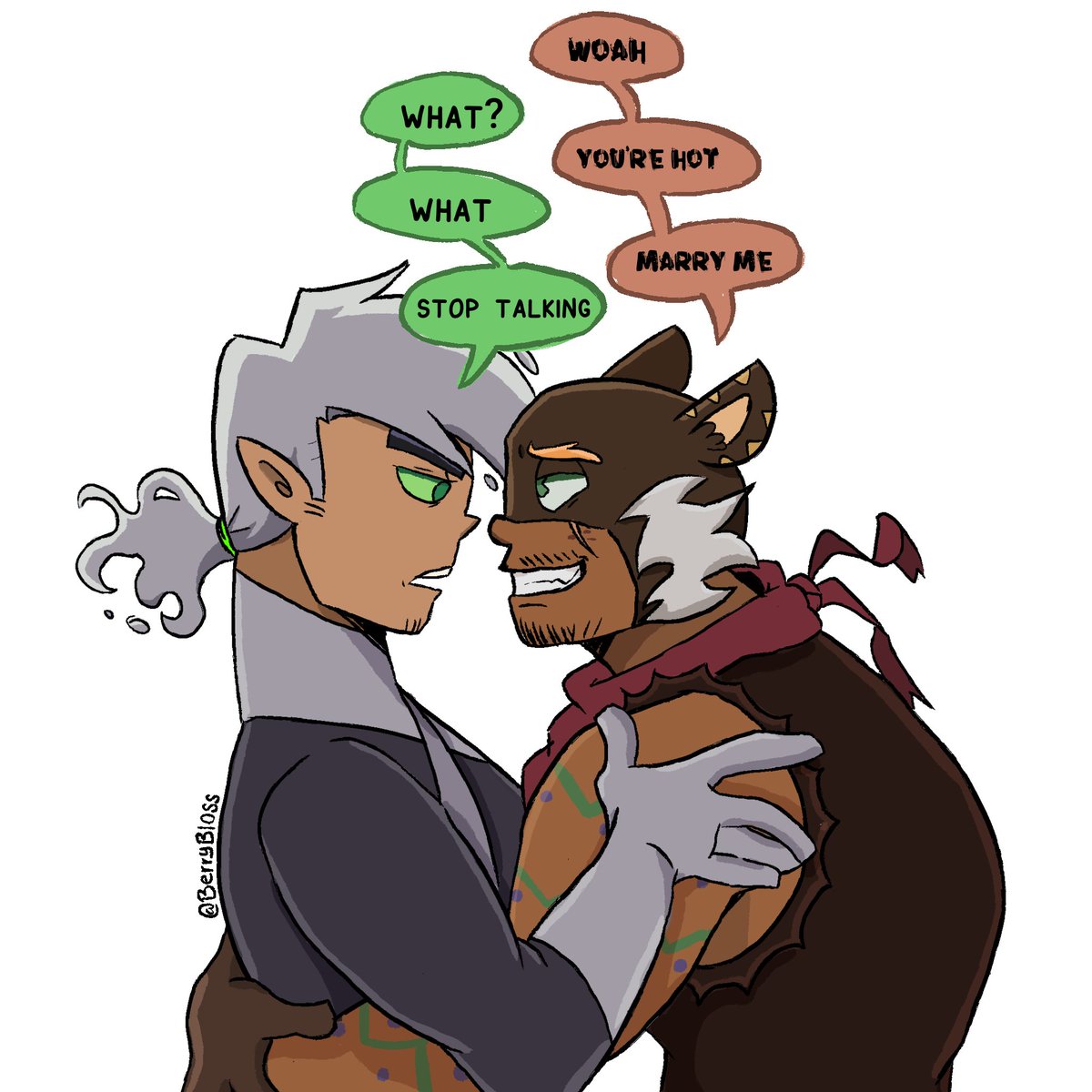 BerryBl0ss's tweet photo. A kiss to break the tension, right?
#tigerghost #ghostiger #Nicktoons #nicktoonsunite https://t.co/3sCqXnI2uN
