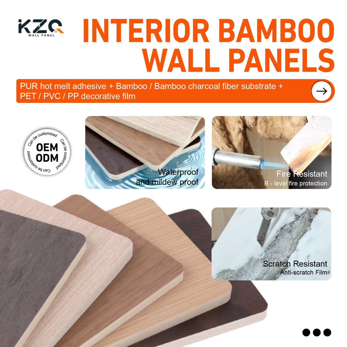 KZQjifei's tweet photo. KZQ Interior Bamboo Wall Panel | Waterproof . Fire Resistant . Scratch Prooff
DM me for catalog, samples and project quotations.
#BambooWallPanel #WallPanel #WaterproofPanel #FireResistant #InteriorDesign #HotelDesign #BuildingMaterials https://t.co/irPKSakXx3