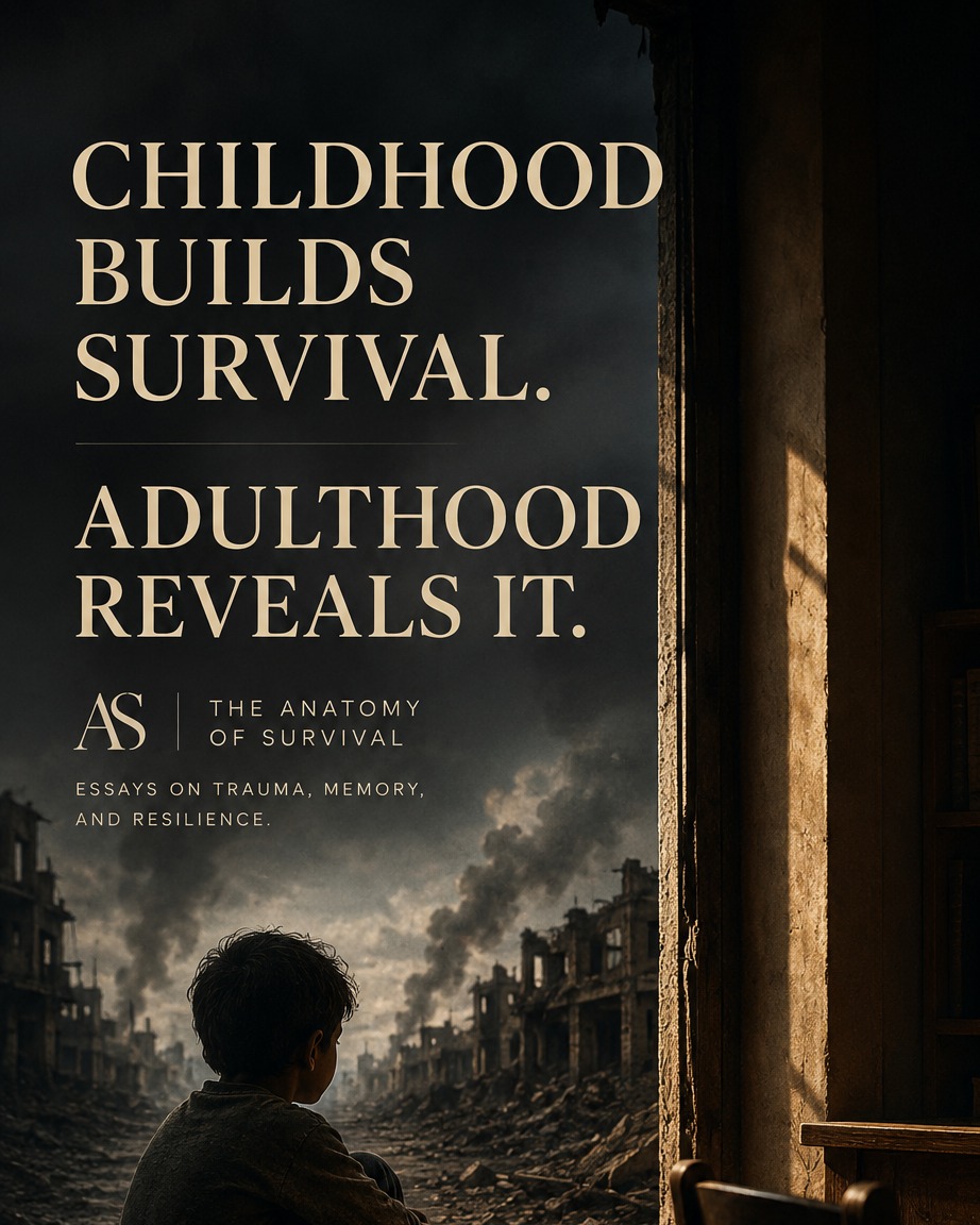TheAnatomysur's tweet photo. Every adult reaction has a childhood history