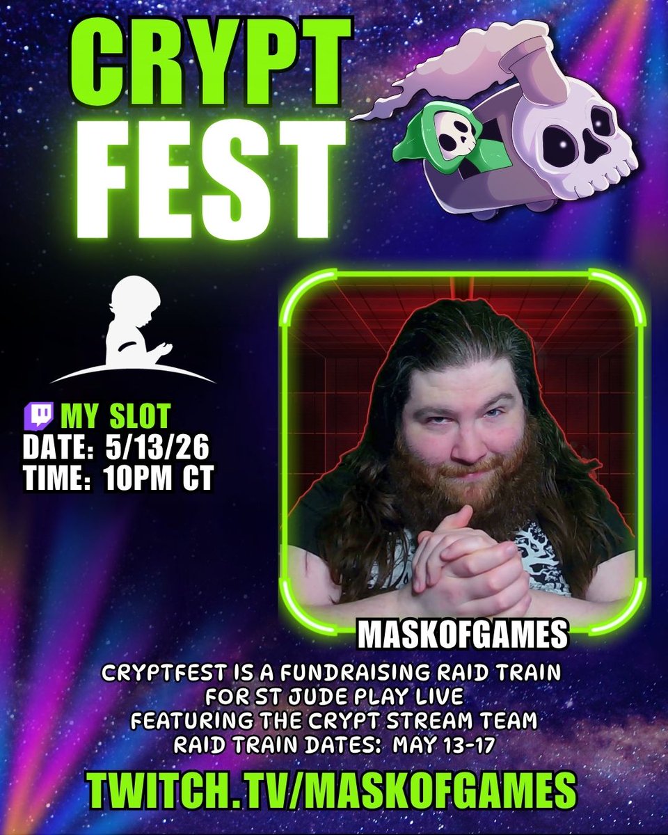 MaskofGames | Retro Horroriety | The Crypt tweet media