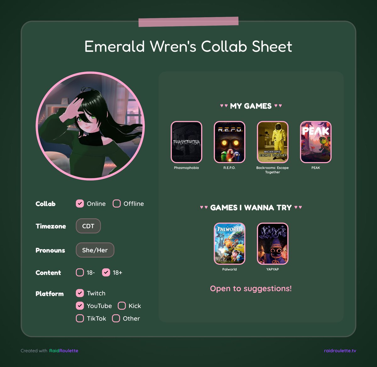 Emerald Wren🍬⭐ | ENvtuber tweet media