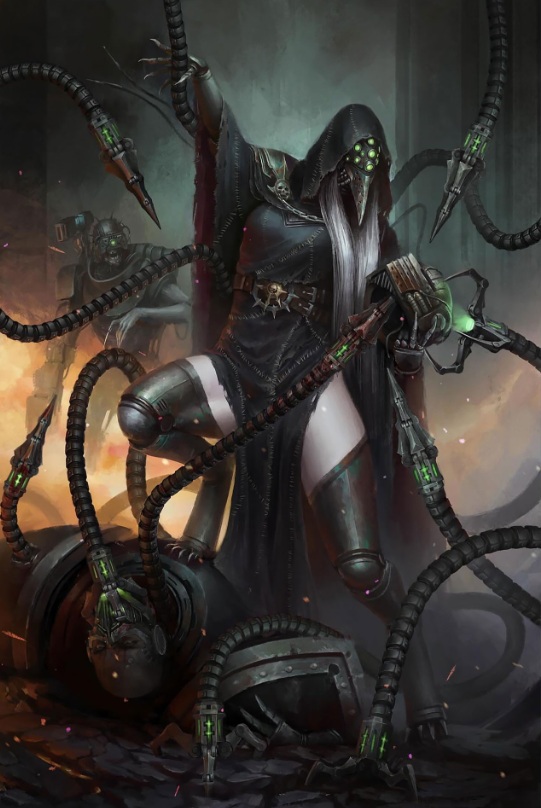 40kARTdotcom's tweet photo. Arch-heretek Luna, the Crone of Lexi, the Matron of Monsters by Serdjek Sholohovshek https://t.co/tVM2ZgmeLm