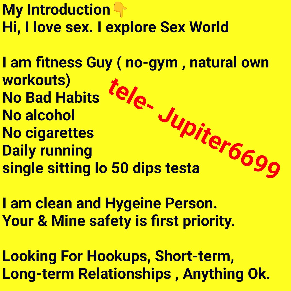 playboytelug's tweet photo. Read 👇

Unsatisfied women, CUCK Cpl msg

మీరు సెక్స్ సుఖం కోసం చూస్తున్నారా?
లేడీస్, భార్య భర్త  ఎంజాయ్ చేయాలి అనుకుంటున్నారా?
Tele- Jupiter6699

మంచి అబ్బాయి మాట్లాడి చుడండి ముందు
💯 Safe secure

మెసేజ్ చేసేవాళ్ళు HI ఒక్కటే కాకుండా మీరు ఏం చెప్పాలి? అడగాలి అనుకున్నారో చెప్పండి? https://t.co/QmzOzpj7vf