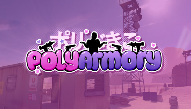 Seankichu's tweet photo. "Polyarmory: High Calibre Love" is both a bizarre dating game... and a top tier title pun.
It calls itself a conspiracy theorist gun-nut dating sim.
Which basically translates to living in a bunker &amp; dating humanoids with guns for heads (?!) https://t.co/uTejDl5msU
