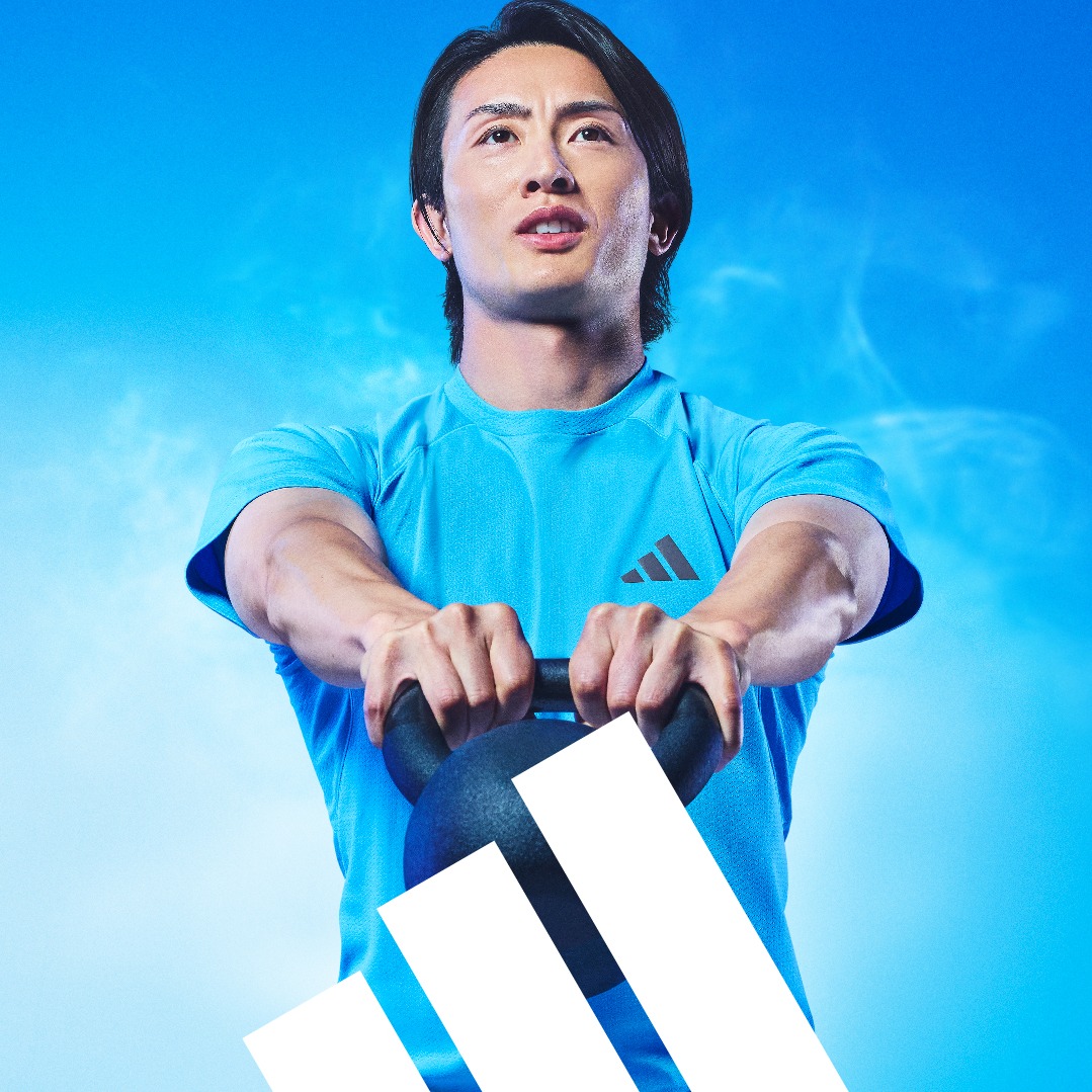 adidasJP's tweet photo. 周東佑京選手がキービジュアルに登場。
クールに、強く、ブレないスタイル。
接触冷感素材を採用したトレーニングウェアコレクション「TRAINING COOL」が登場。