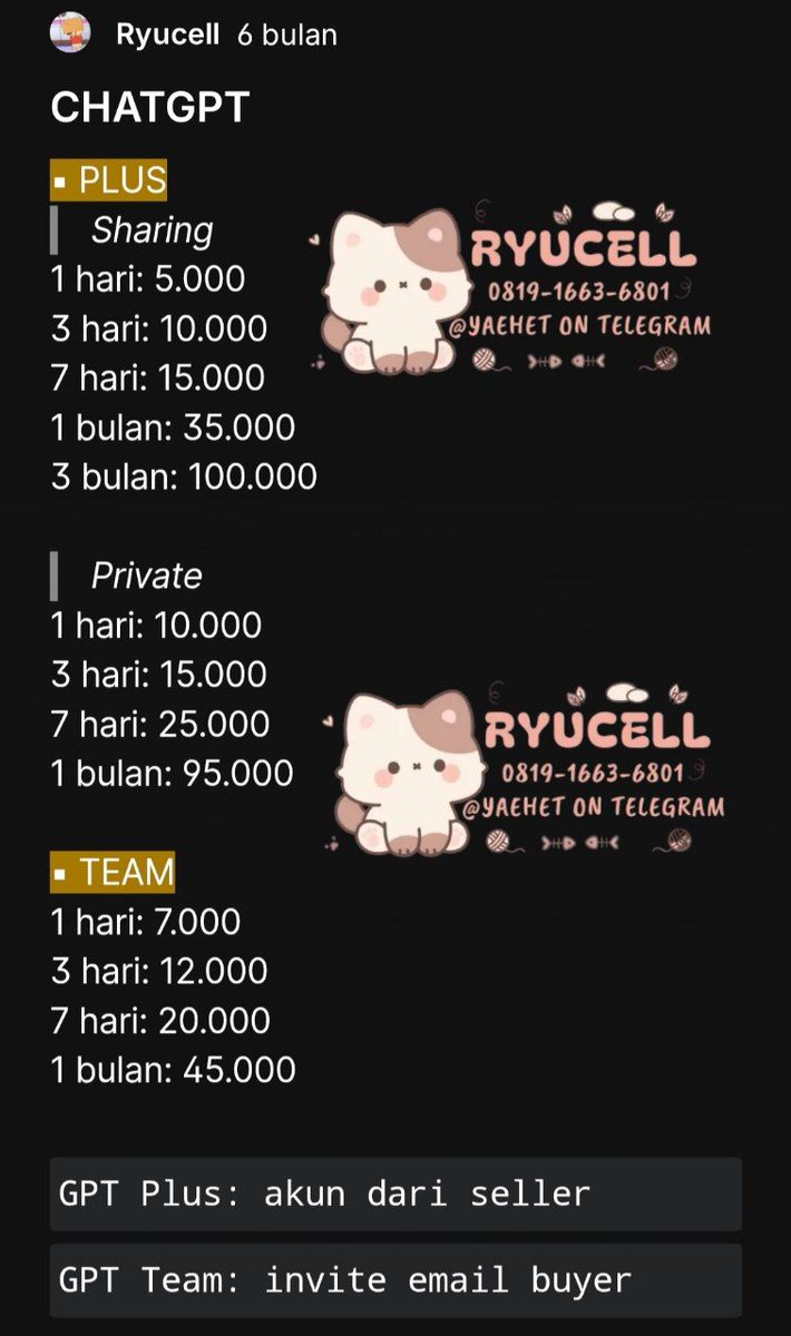 𝑹yucell » Order ke wa tweet media