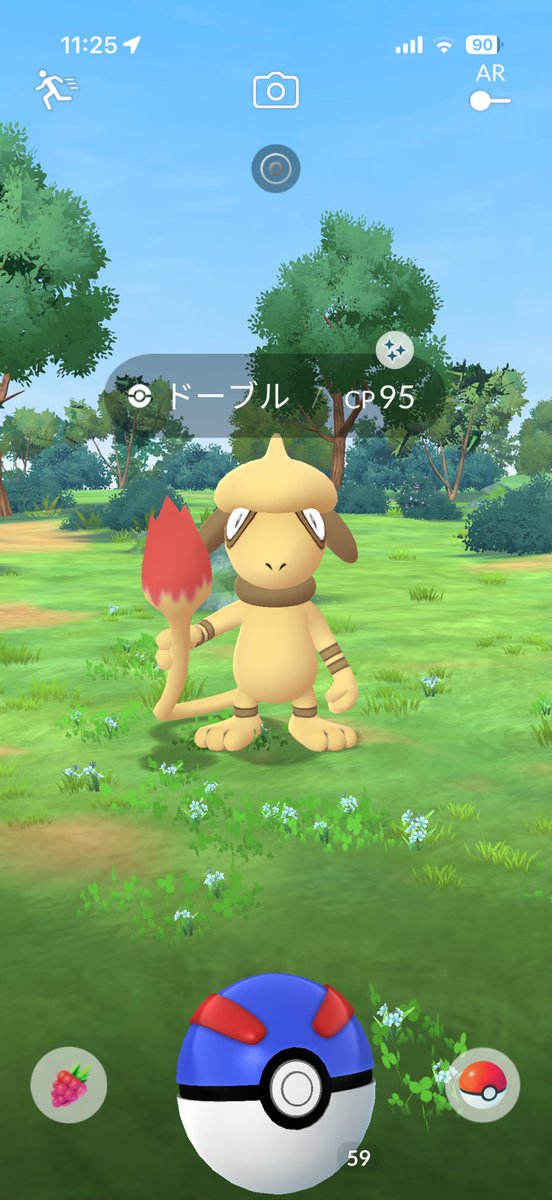 OharuPo's tweet photo. うぉー！！！

ドー��ル色違いきたー！！！

尻尾可愛い😍

#ポケモン　#ポケモンGO #色違い
#ポケモンGOしてる人と繋がりたい https://t.co/LC1wFKBIpX